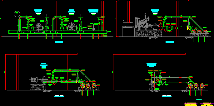 Fire Pump Building DWG Block for AutoCAD • Designs CAD piping diagram heat pump 