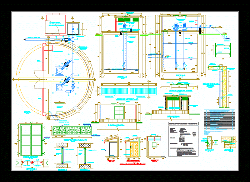 Fire Station DWG Block for AutoCAD