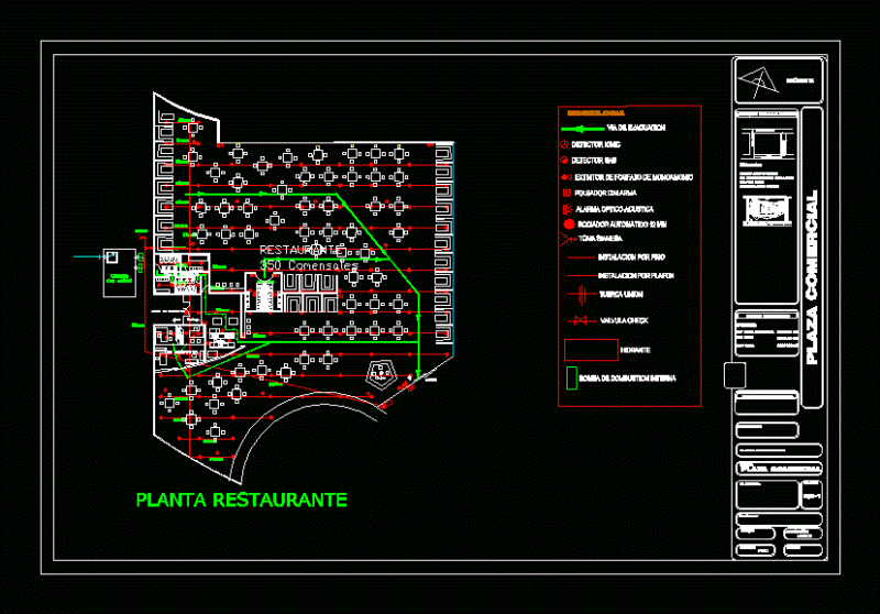Fire System DWG Block for AutoCAD