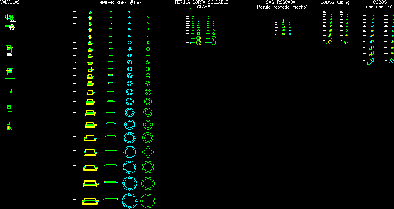 Flanges And Connections DWG Block for AutoCAD • Designs CAD