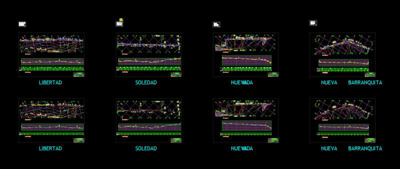Flat Paths DWG Plan for AutoCAD