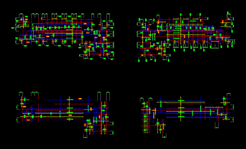 Flat Slab DWG Block for AutoCAD