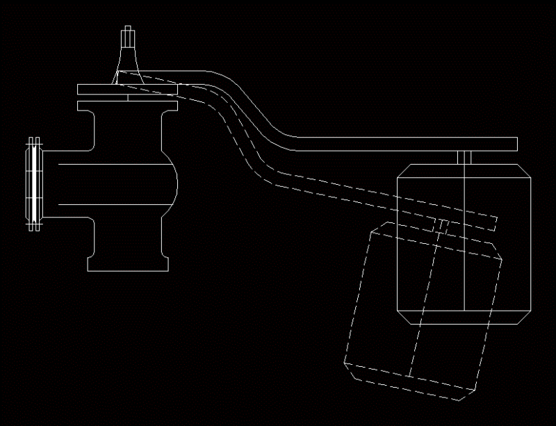 Float Valve 2D DWG Block for AutoCAD