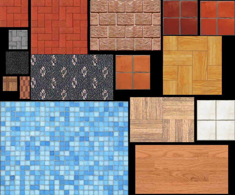 Flooring Textures 2D BMP Graphics Graphics