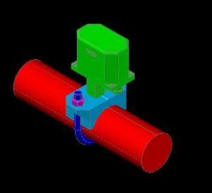 Flow Switch D80 DWG Block for AutoCAD • Designs CAD