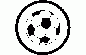 Football DWG Block for AutoCAD