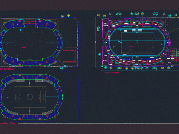 football court dwg