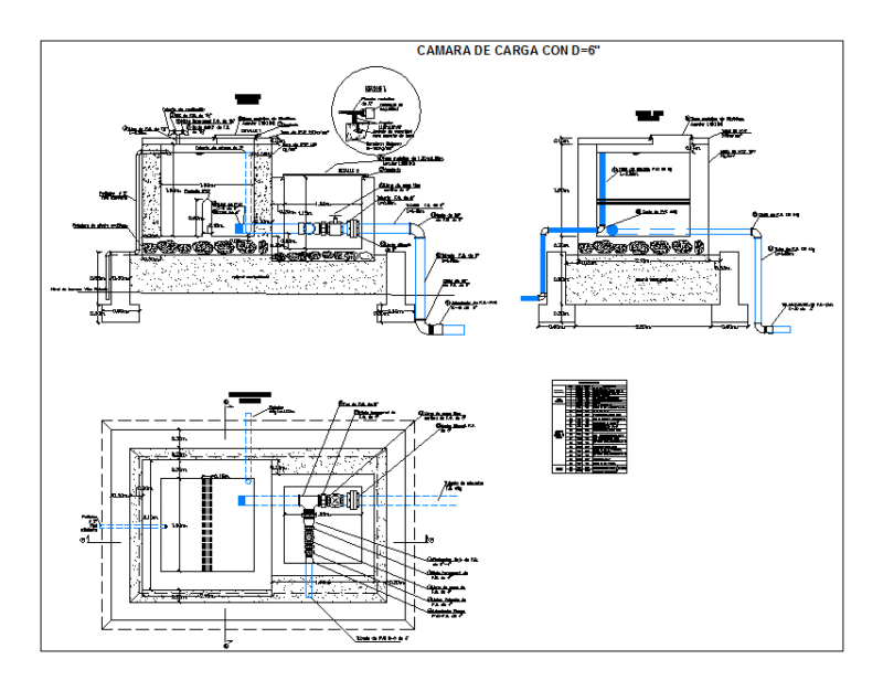 Forebay DWG Block for AutoCAD