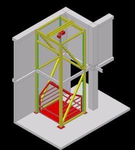 Forklift 3D DWG Model for AutoCAD
