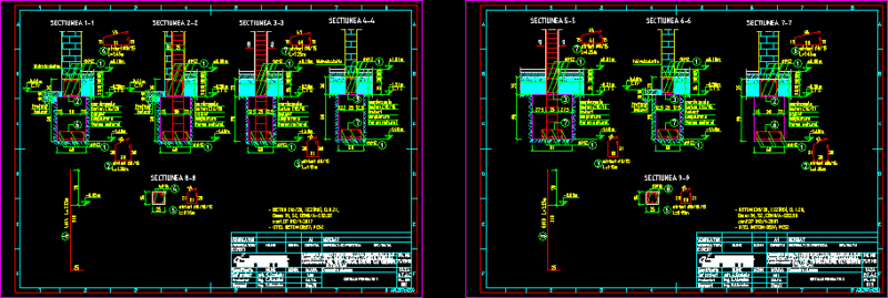 Foundation Details DWG Detail for AutoCAD