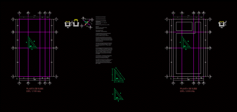 Foundation Plan DWG Block for AutoCAD