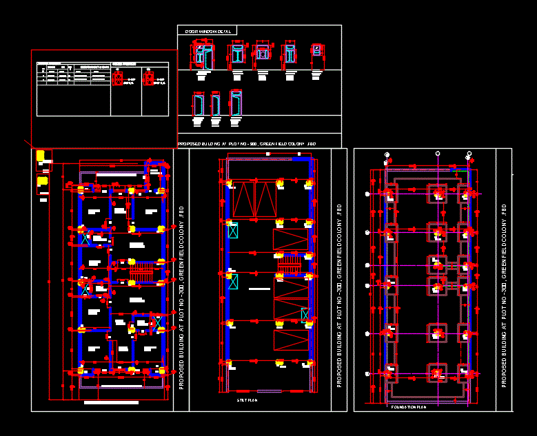 Foundation Plan DWG Plan for AutoCAD • Designs CAD