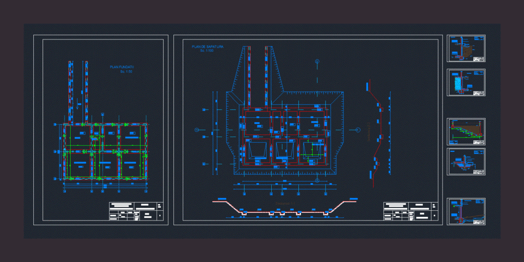 Foundation Reinforcement DWG Block for AutoCAD