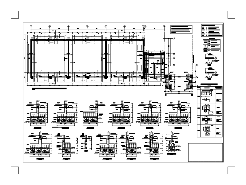 Foundations Classrooms DWG Plan for AutoCAD
