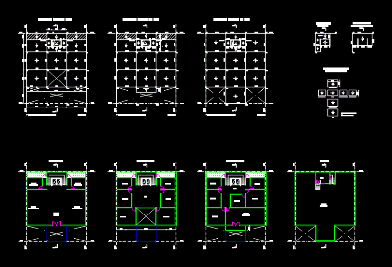 Foundations DWG Block for AutoCAD