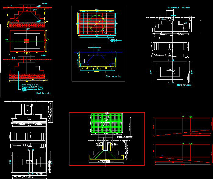 Foundations Dwg Detail For Autocad Designs Cad