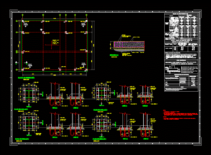 Foundations Metal Anchors DWG Detail for AutoCAD