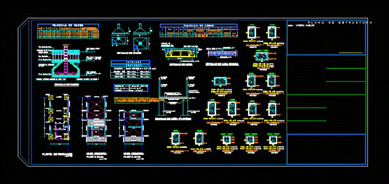 Foundations Of A Home DWG Detail for AutoCAD