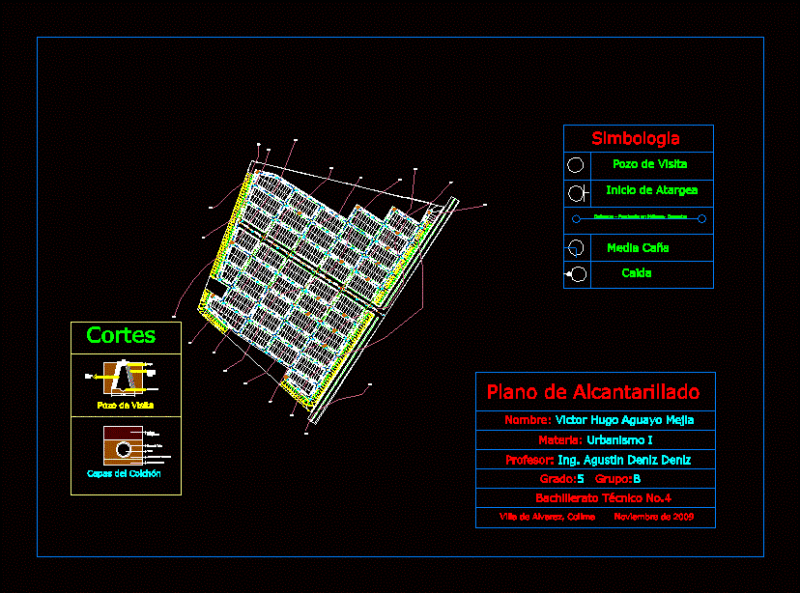 Fractionation DWG Block for AutoCAD