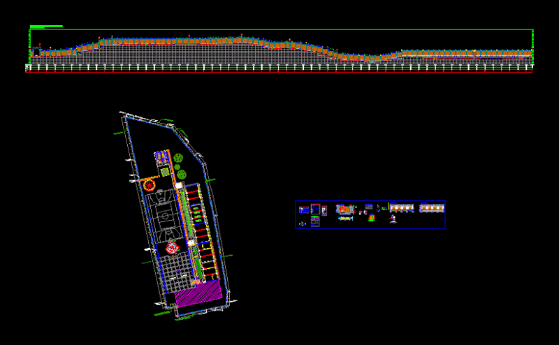 Frame Perimeter College DWG Detail for AutoCAD
