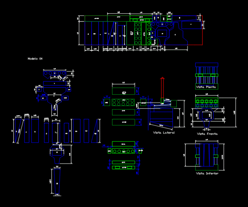 Furnace Exploded Dehydrate DWG Block for AutoCAD