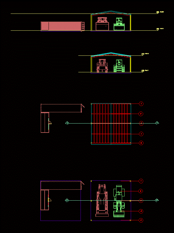 Galpon DWG Block for AutoCAD