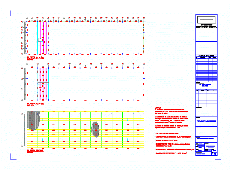 Galpon Steel DWG Detail for AutoCAD