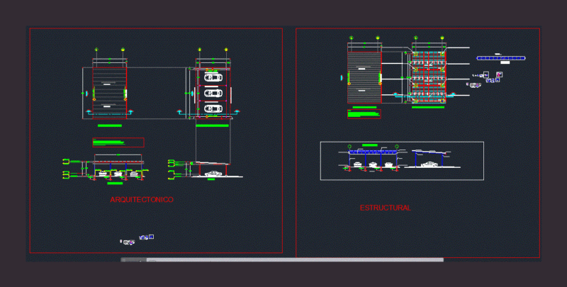 Garage Metal DWG Detail for AutoCAD