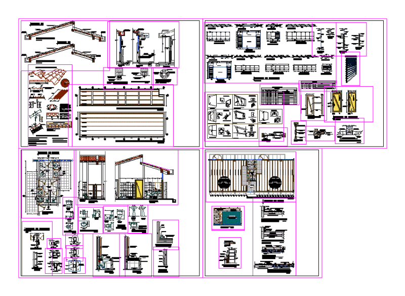 Garden DWG Section for AutoCAD