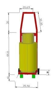 Gas Caddy 3D DWG Model for AutoCAD