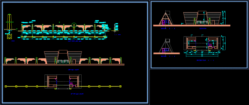 Gate DWG Block for AutoCAD