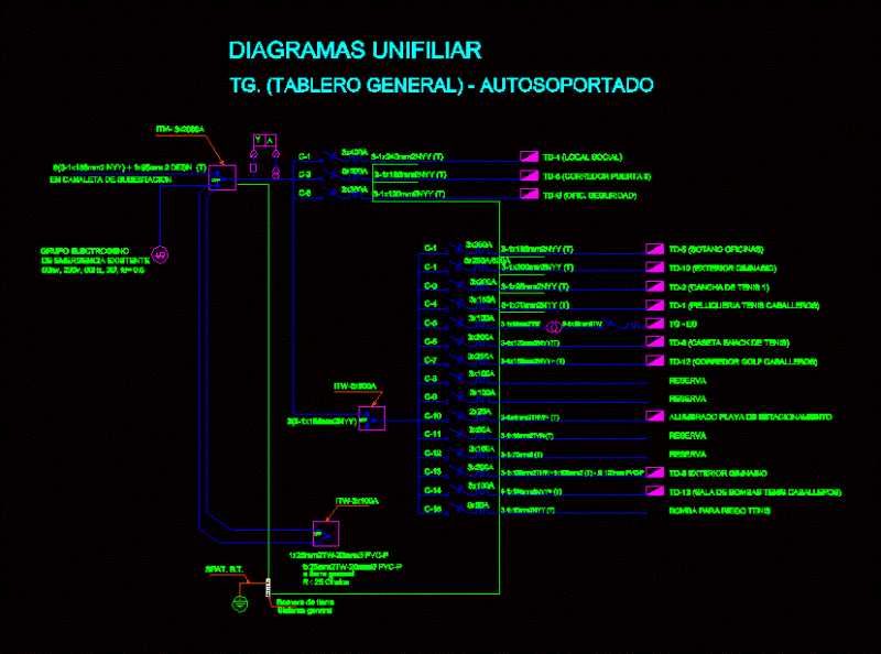 General Board DWG Block for AutoCAD
