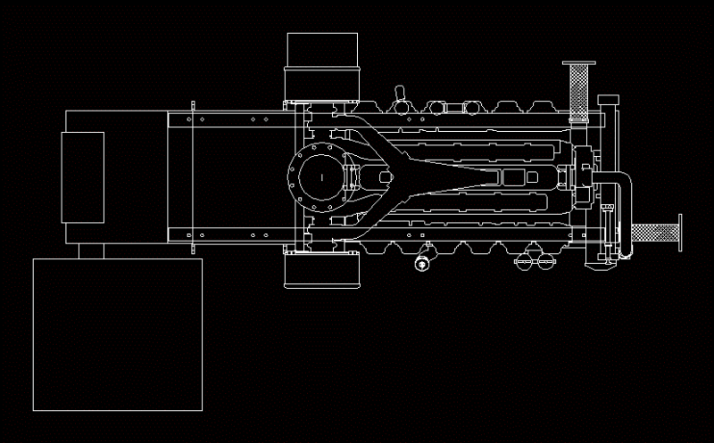 Generator Plant DWG Block for AutoCAD