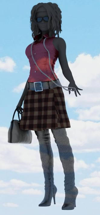 Girl 3D 3DS Model for 3D Studio Max