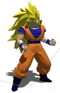 Goku 3D SKP Model for SketchUp