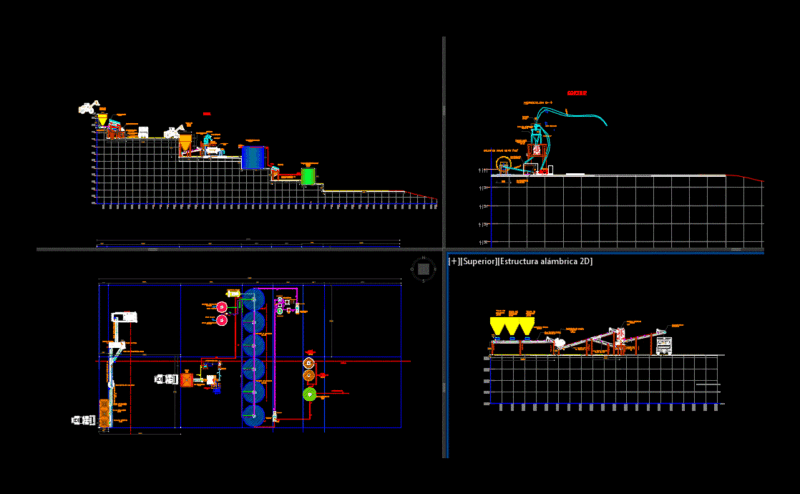 Gold Recovery Plant DWG Full Project for AutoCAD