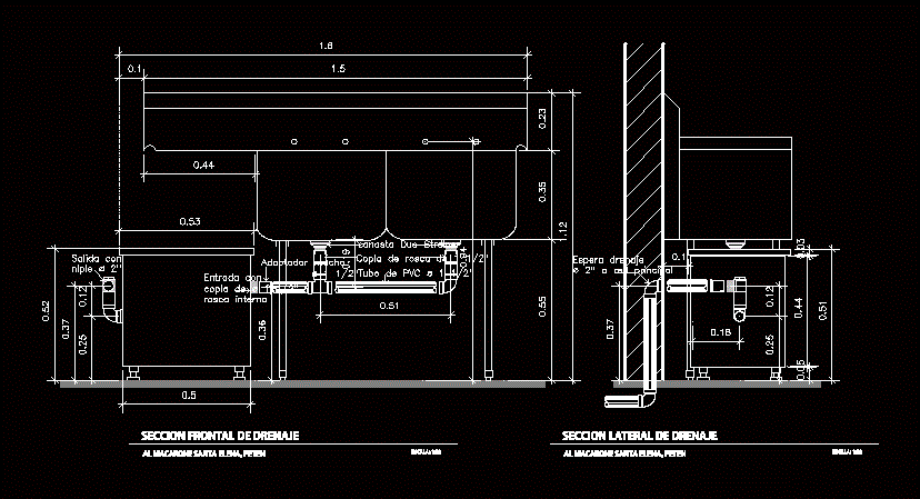 kitchen grease trap design drawings