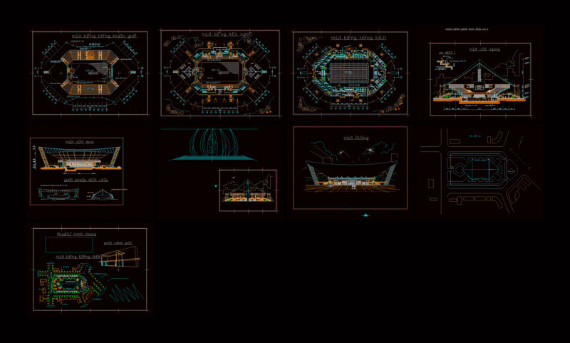 Ground Indoor Pool DWG Section for AutoCAD