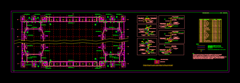 Grounding System DWG Detail for AutoCAD