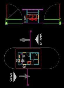 Guardhouse DWG Detail for AutoCAD