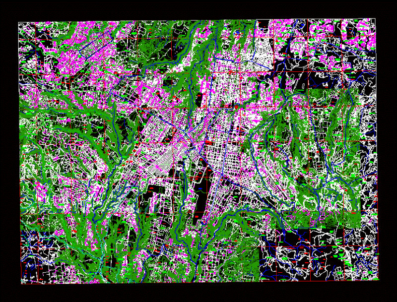 Guatemala Map DWG Block for AutoCAD