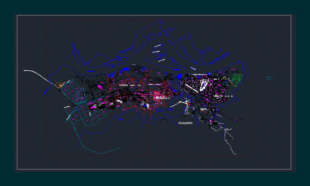 Guayana City DWG Block for AutoCAD