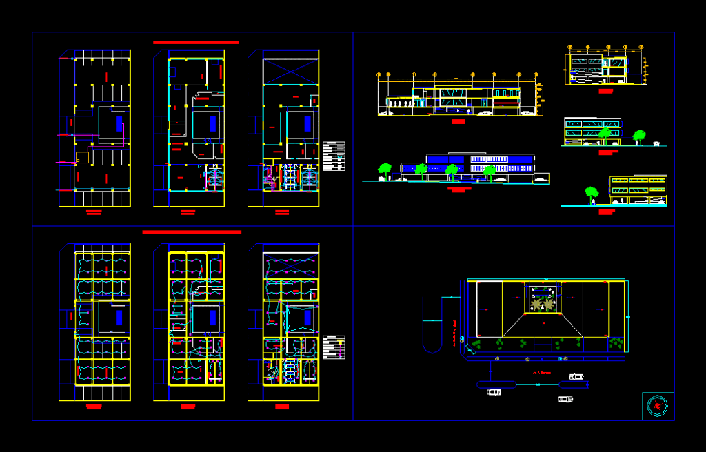 Gym DWG Block for AutoCAD