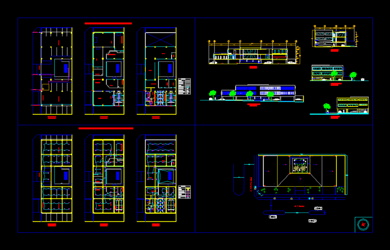 Gym DWG Block for AutoCAD