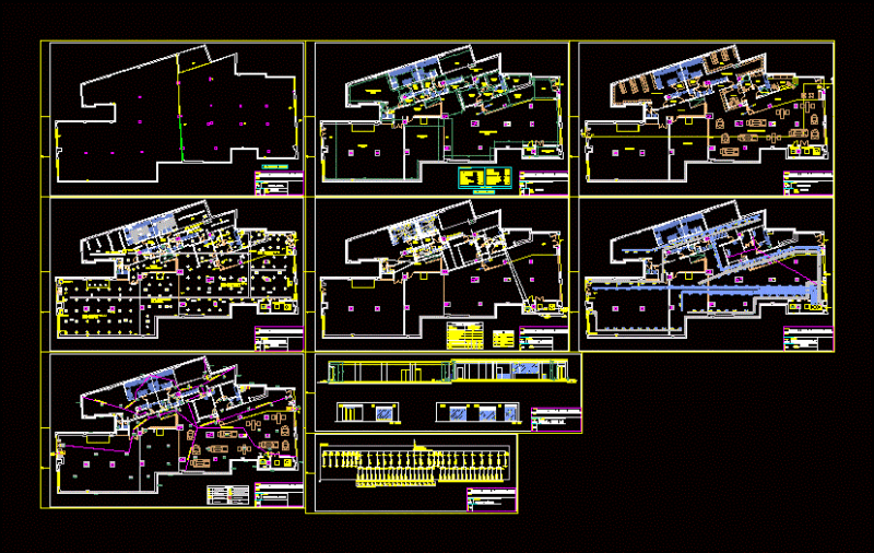 Gym DWG Block for AutoCAD