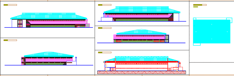 Gym DWG Block for AutoCAD