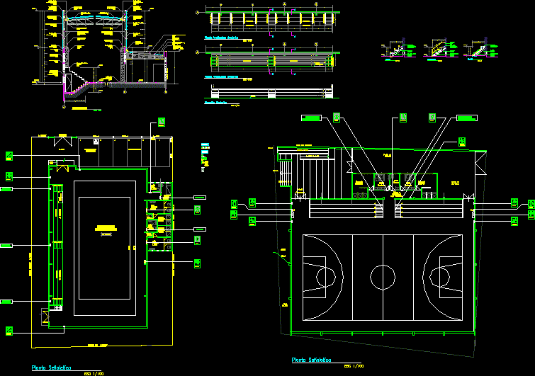 Детская площадка чертеж dwg