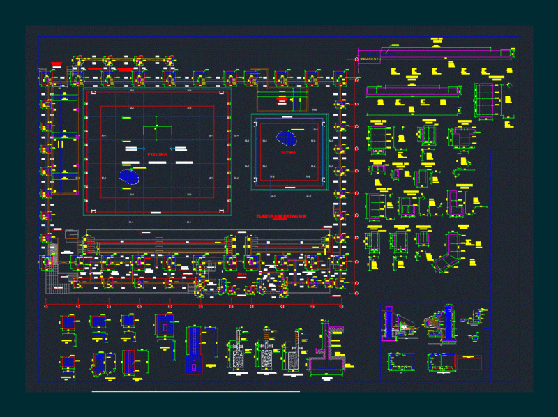 Gym DWG Detail for AutoCAD