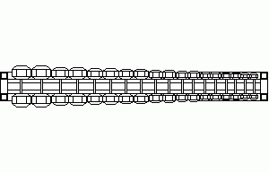 Gym Equipment DWG Block for AutoCAD
