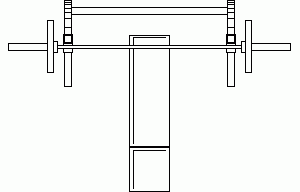 Gym Equipment DWG Block for AutoCAD